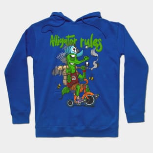 Alligator rules Hoodie